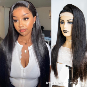 HD Transparent Human Hair Full Lace Wigs Wholesale Cuticle Aligned Brazilian Virgin Remy Human Hair 13x4 Lace Front Wigs